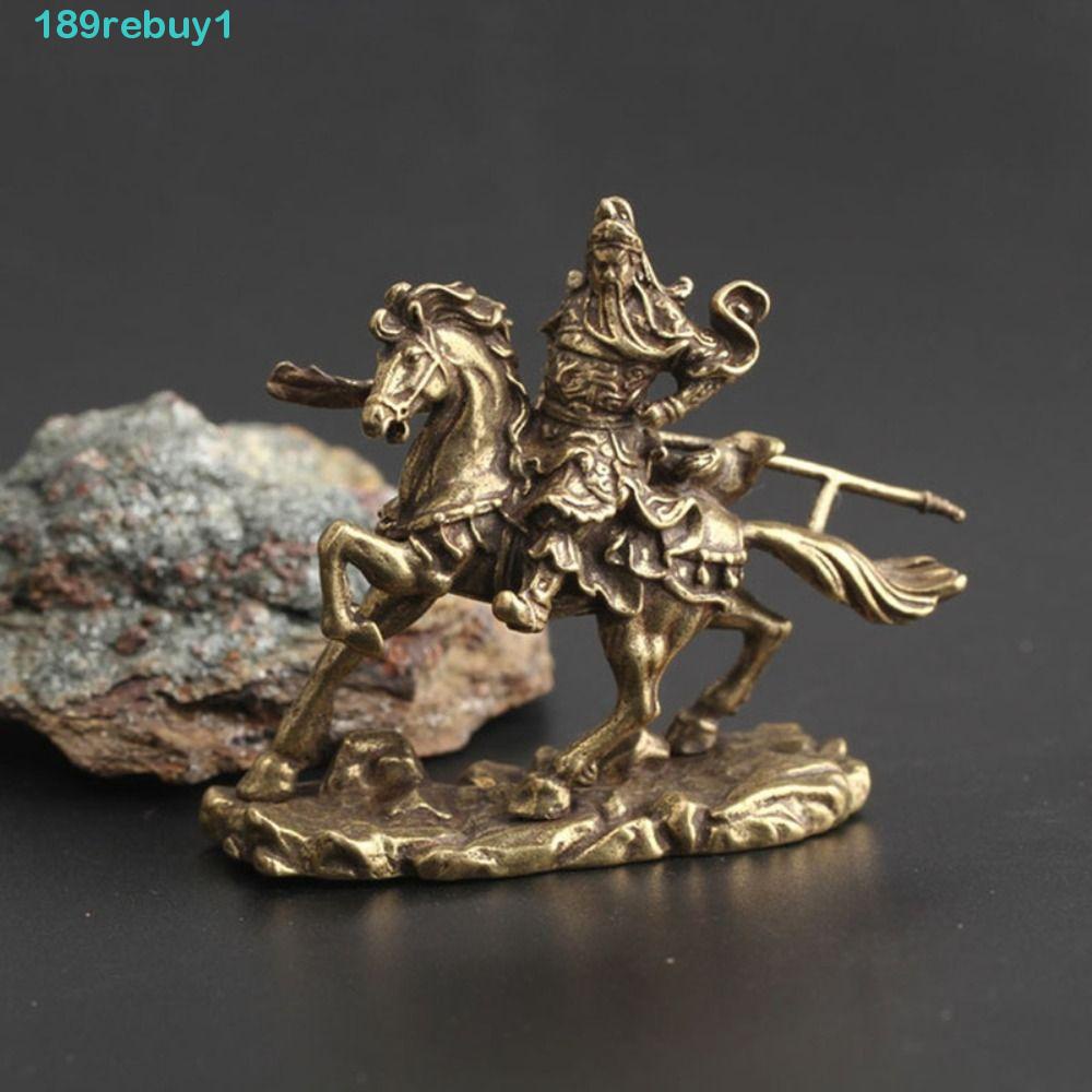 Tượng Ngựa Bằng Đồng Thau Thủ Công REBUY1 Phong Cách Cổ Điển Trang Trí Nội Thất Xe Hơi