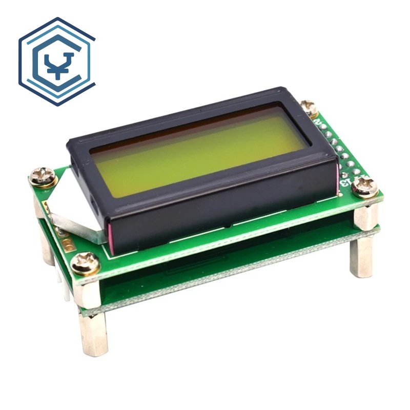 Máy Đếm Tần Số DC 9-12V 1MHz-1.2GHz RF PLJ-0802-E LCD0802 LCD 1-1200mhz