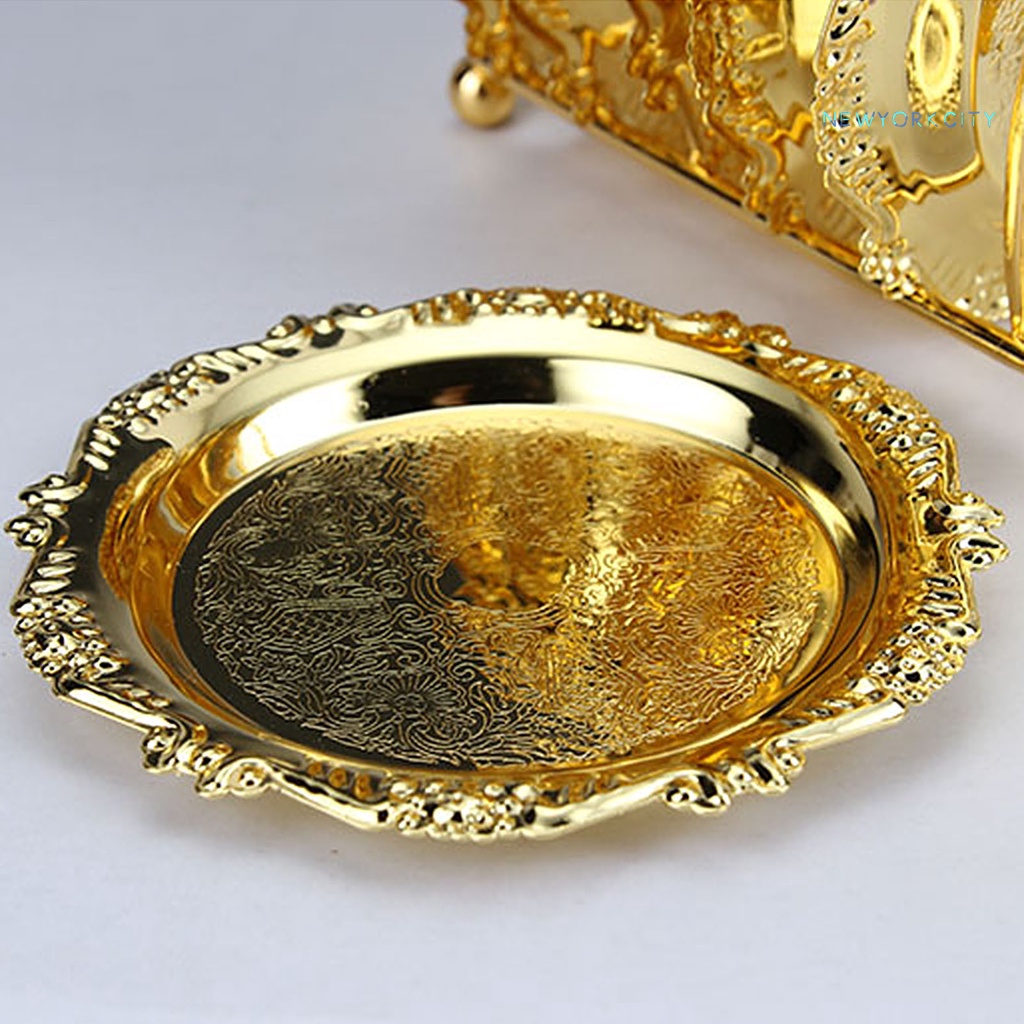 Set 6 Đế Lót Cốc Trà / Cà Phê Bằng Hợp Kim Chịu Nhiệt