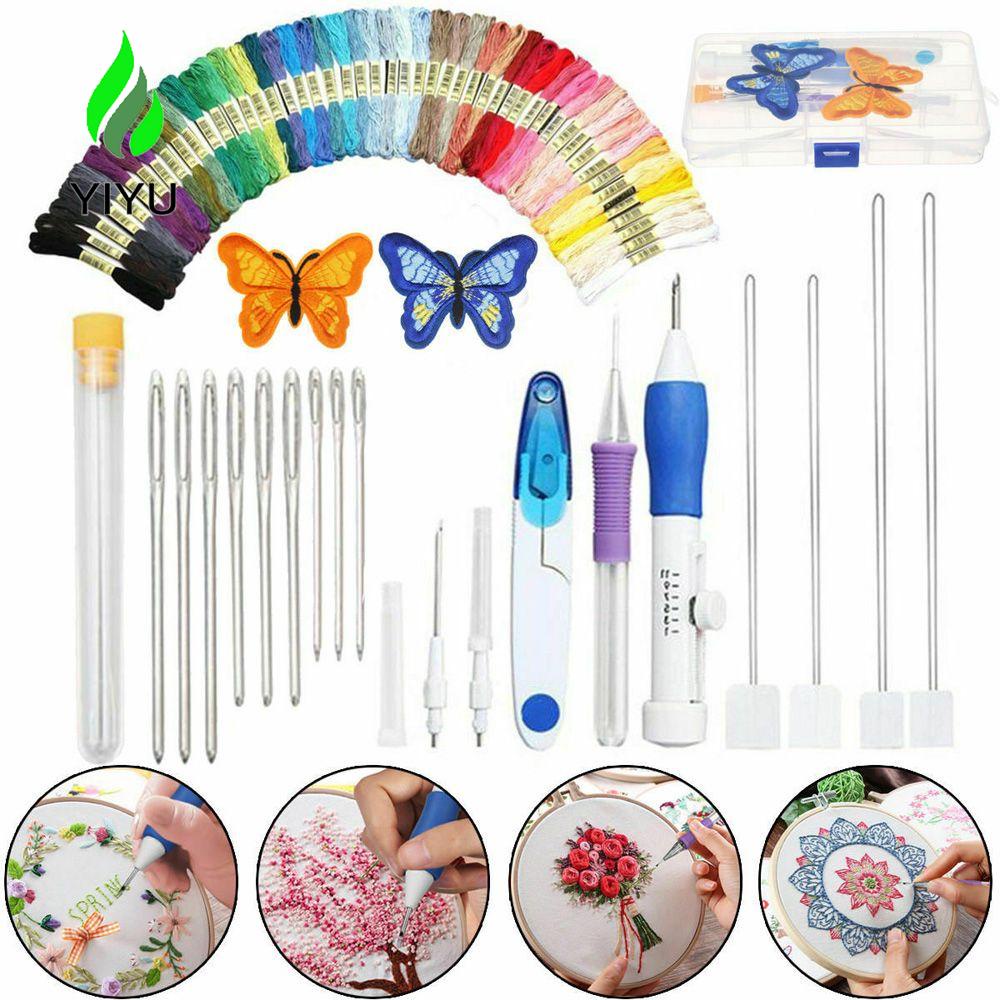 Bộ Dụng Cụ Bút Thêu Tranh Chữ Thập DIY Dành Cho Người Mới Bắt Đầu