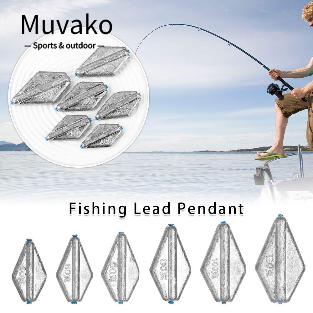 MUVAKO Phụ Kiện Chì Câu Cá Bằng Nhựa Chuyên Dụng