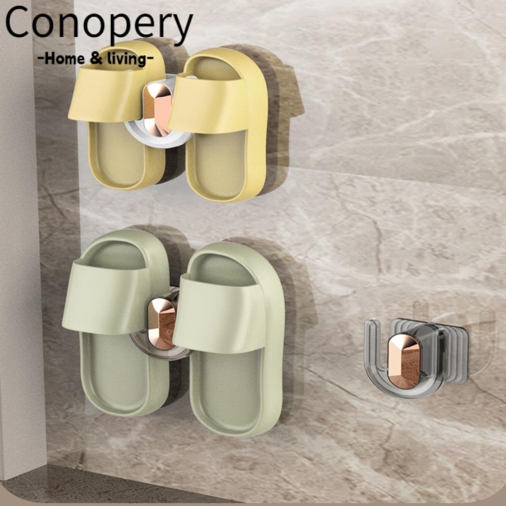 CONOPERY Giá Treo Dép Gắn Tường Tiện Dụng Cho Phòng Tắm
