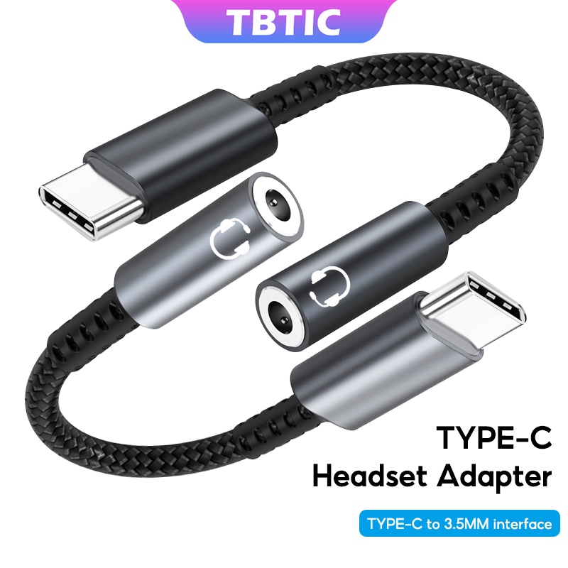 Dây Cáp Chuyển Đổi Cổng Type C Sang Cổng 3.5mm Cho Huawei Xiaomi