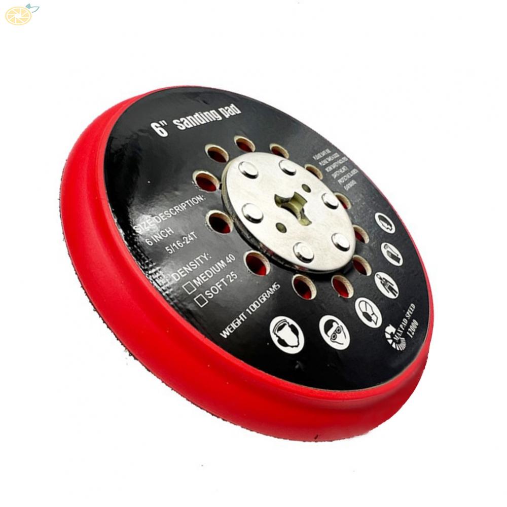【VARSTR】Backing Pad Sanding Discs Sanding Tools 6inch Abrasive Changes Efficient
