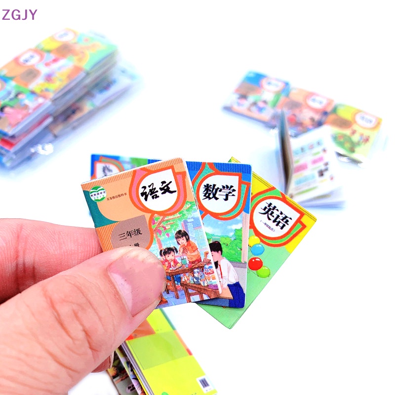 Set 3 Cuốn Sách 1: 12 Dùng Để Trang Trí Nhà Búp Bê / Tiểu Học Mẫu Mới