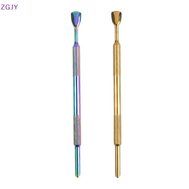 1 Cây Đẩy Biểu Bì Hai Đầu Bằng Thép Không Gỉ Dùng Để Làm Móng Mới