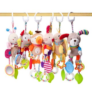 Gamma Baby-Toys hanging cribs, cribs, strollers, visually stimulating stuffed animals with rattle dice for babies