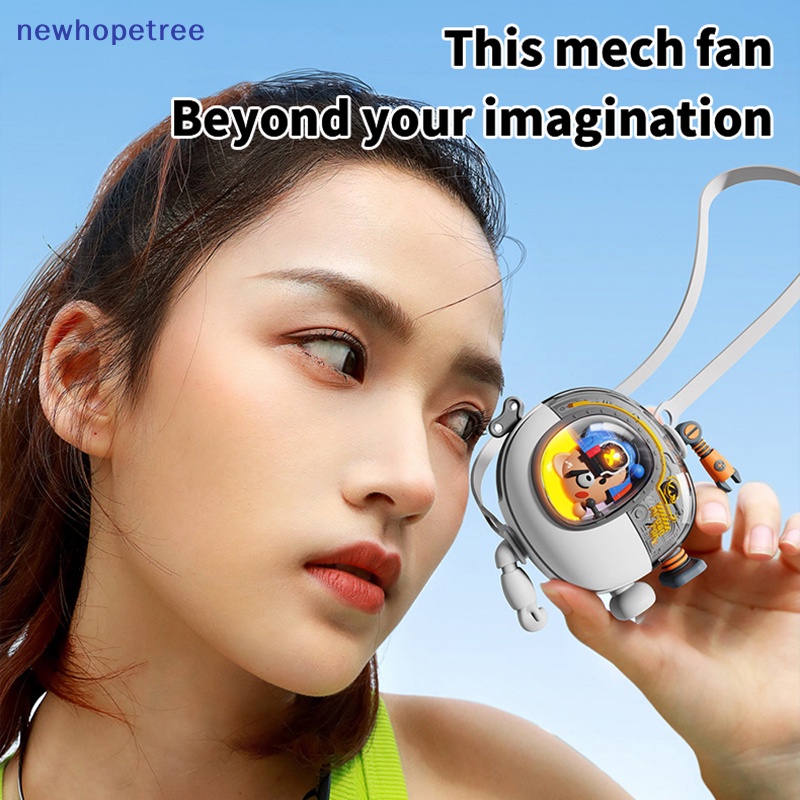 Quạt Làm Mát Đeo Cổ Ba Tốc Độ Sạc Cổng USB Không Ồn