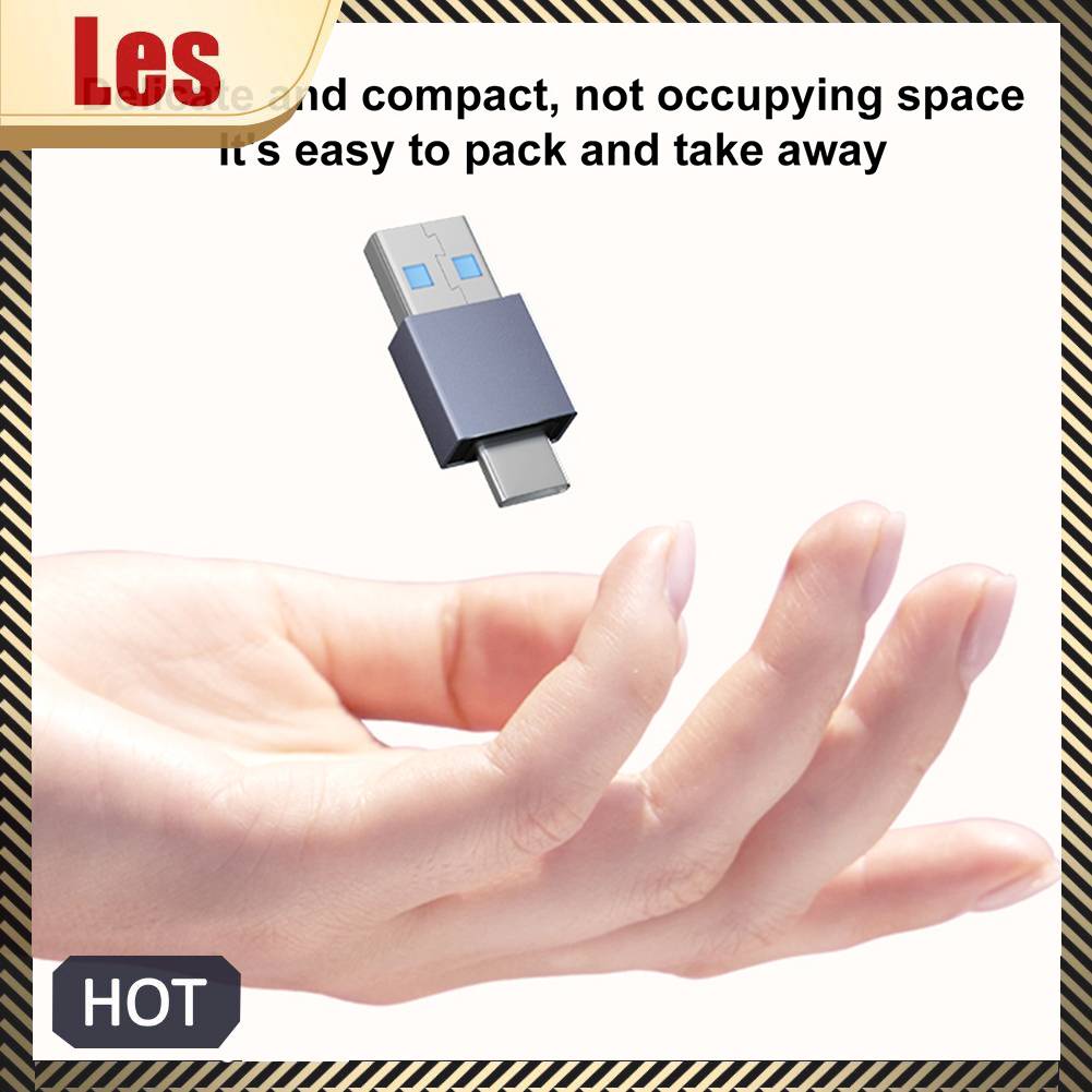 Đầu Chuyển Đổi OTG USB3.1 Sang Type-C 2 Trong 1 10Gbps Cho Laptop / Máy Tính Bảng / Điện Thoại Thông Minh