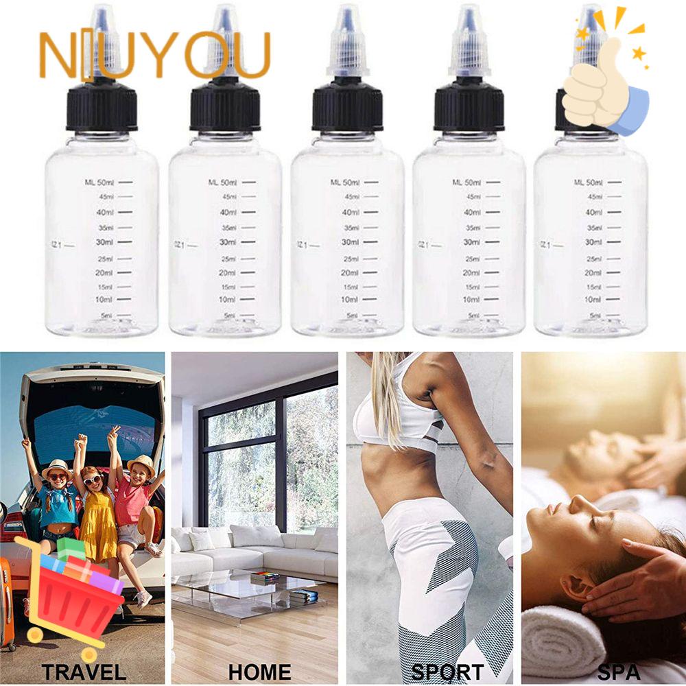 NIUYOU Set 1 / 3 Chai Nhựa Nhỏ Giọt Đựng Nước Ép Tiện Dụng