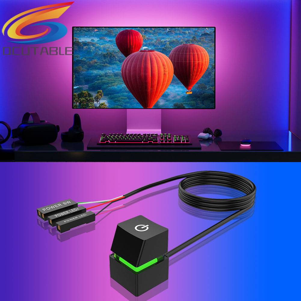 Dây Công Tắc Nguồn Mở Rộng 2m Cho Bo Mạch Chủ Máy Tính