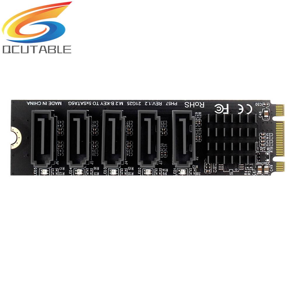 Cáp ChuyểN ĐổI M.2 NGFF B-Key Sata Sang SATA3 6Gbps JM575 Chipset