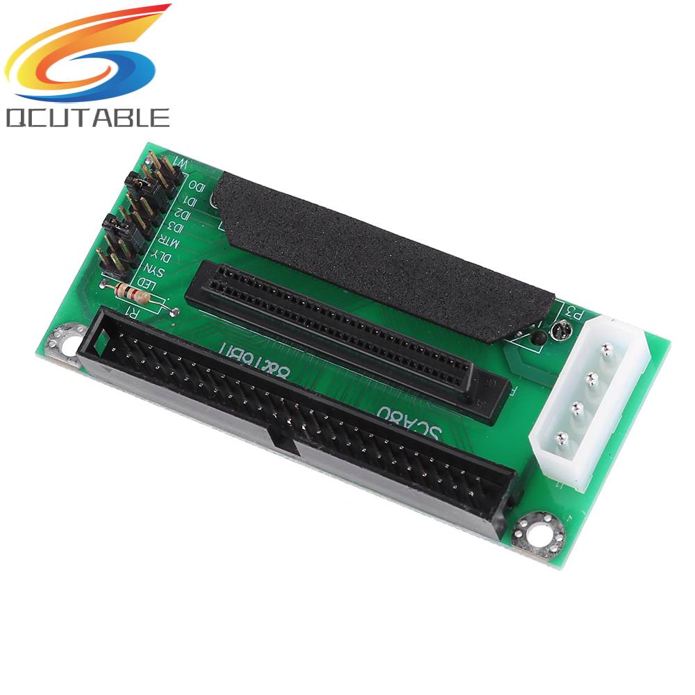 Bảng Mạch Chuyển Đổi Ổ Cứng SCSI SCA 80Pin Sang 68Pin Sang IDE 50Pin