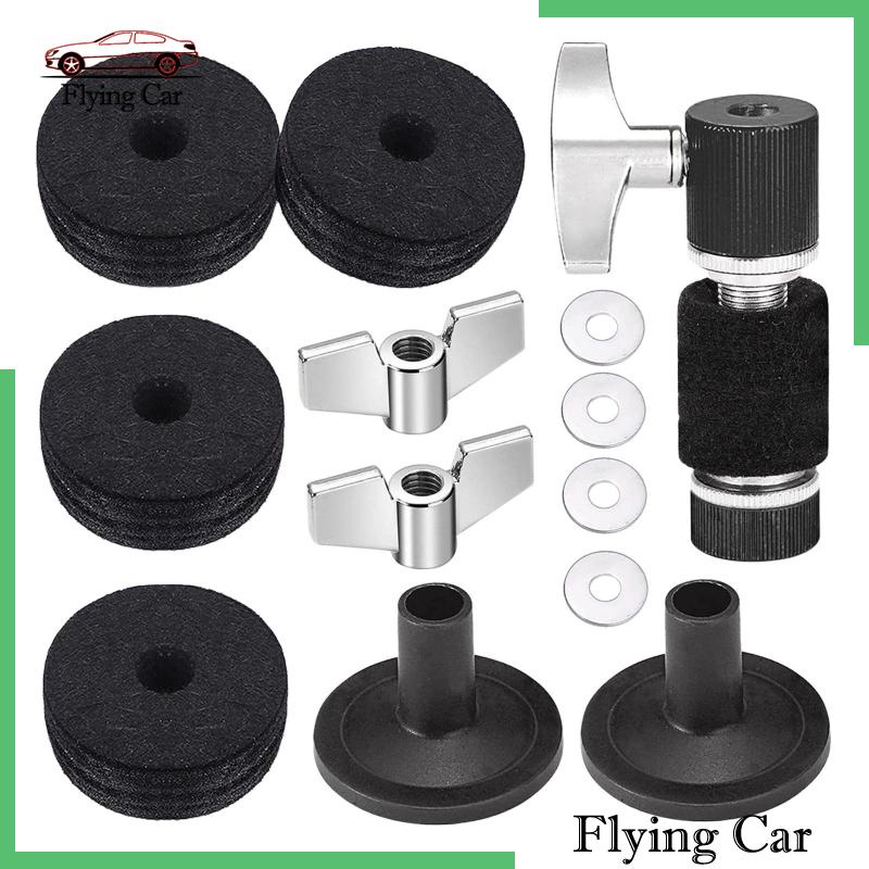 Set 13 Phụ Kiện Thay Thế Cho Tay Cầm Chống Rung Cymbal Có Đai Ốc Cánh Siêu Bền Lzdjfmy2
