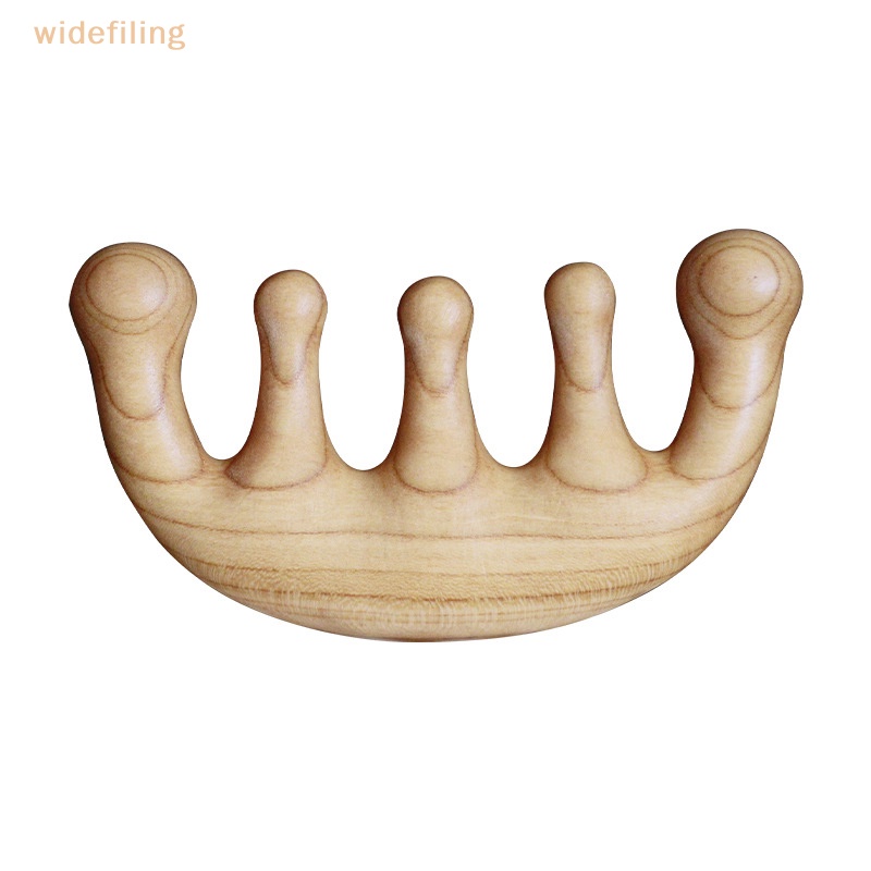 1 Lược Chải Tóc Mát Xa Da Đầu Bằng Gỗ Gụ Mahogany Năm Răng Thư Giãn Chống Tĩnh Điện