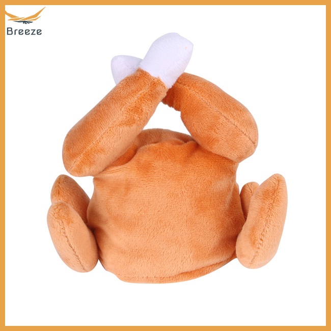 Mũ Tai Gà Nhồi Bông Dễ Thương Cho Mèo Cưng