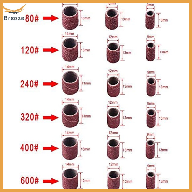 Bộ 384 Cái Gồm 360 Miếng Nhám Đánh Bóng Móng Tay Và 24 Đầu Mài