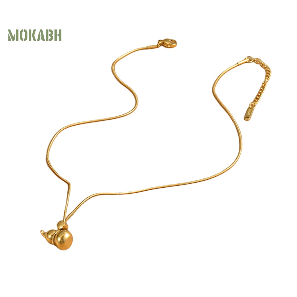 [Mok Abh] Vòng cổ Bằng Thép Titan Mặt Hình Học Không Phai Màu Sáng Không Độc Hại Thời Trang