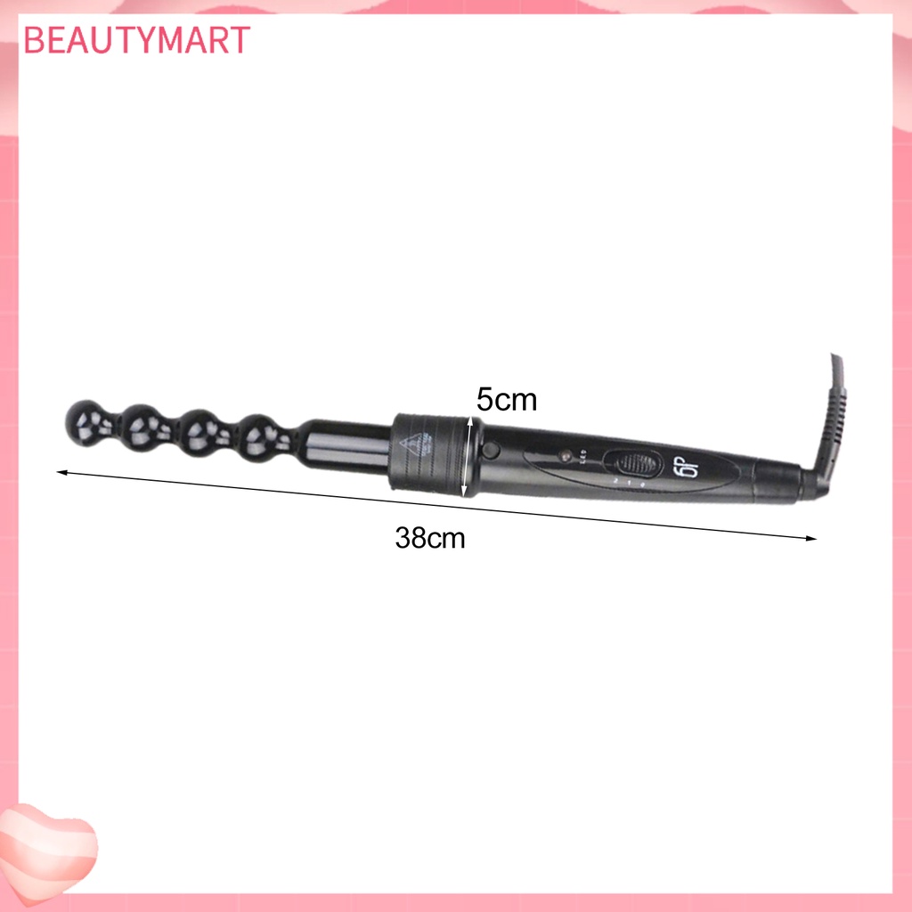 1 Bộ Ống Uốn Tóc 6 Trong 1 Bằng Gốm Tourmaline Thông Dụng An Toàn