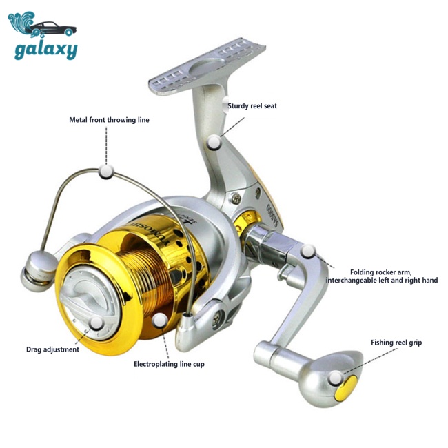 Máy Câu Cá galaxy SA1000-7000 5kg 5.5: 1 Chuyên Nghiệp