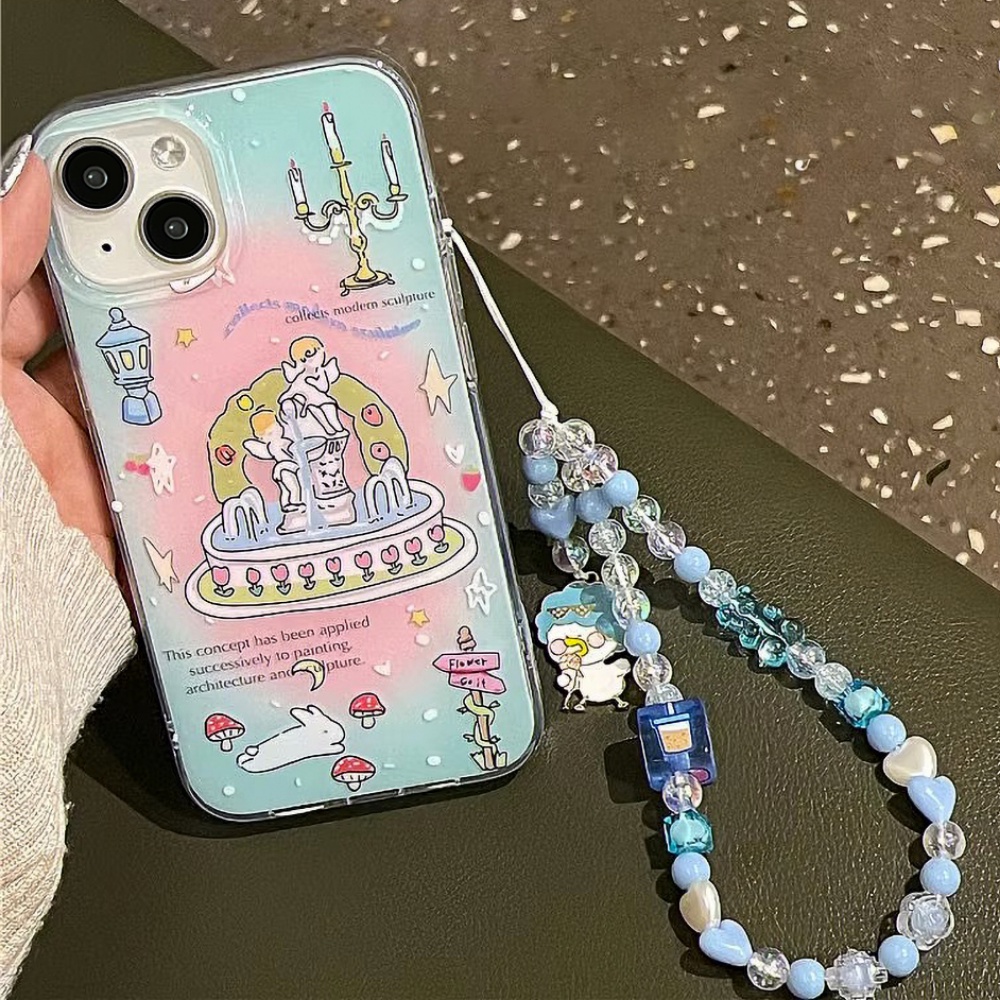 Ốp Điện Thoại TPU Dẻo Họa Tiết Hoạt Hình Cupid Dễ Thương Chống Bám Vân Tay / Rơi Cho IPhone 11 12 13 14 Pro Max