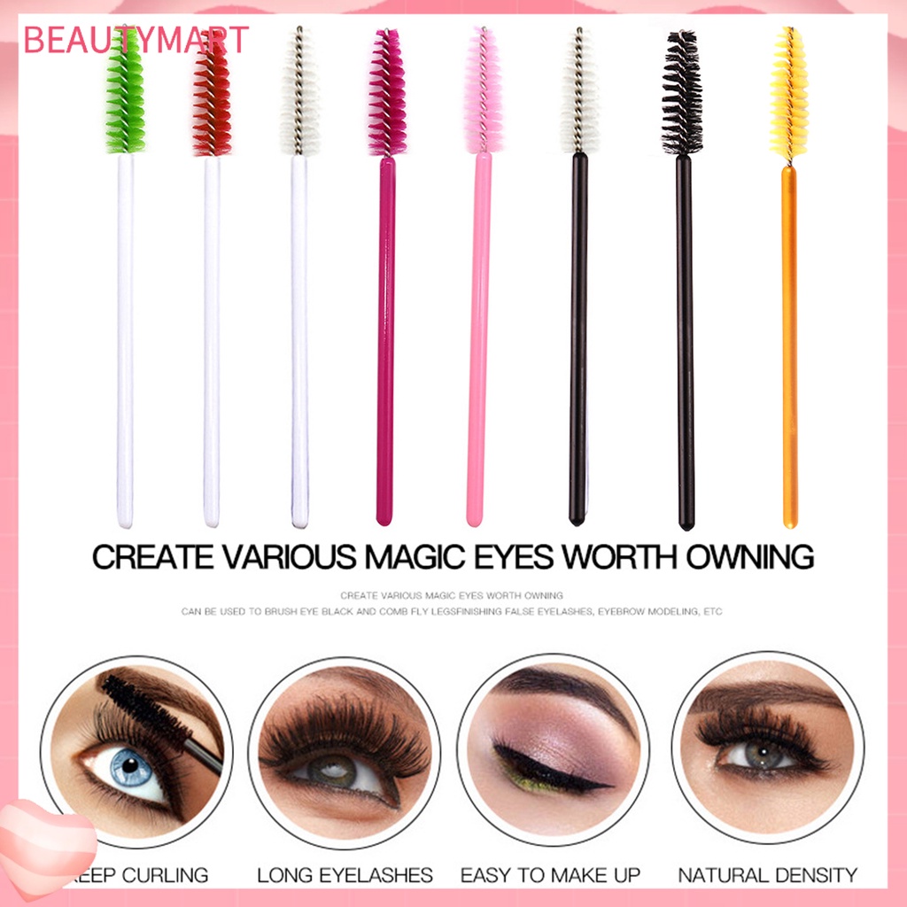 Set 100 Cọ Chuốt Lông Mi Thiết Kế Xoắn Ốc Dùng Một Lần