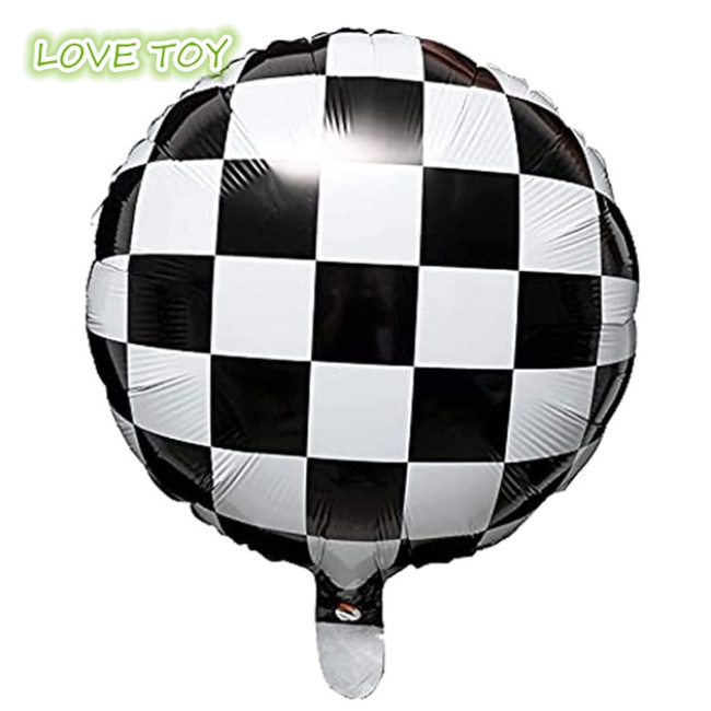 Set 6 Bong Bóng Trang Trí Tiệc Sinh Nhật In Hình Car Story