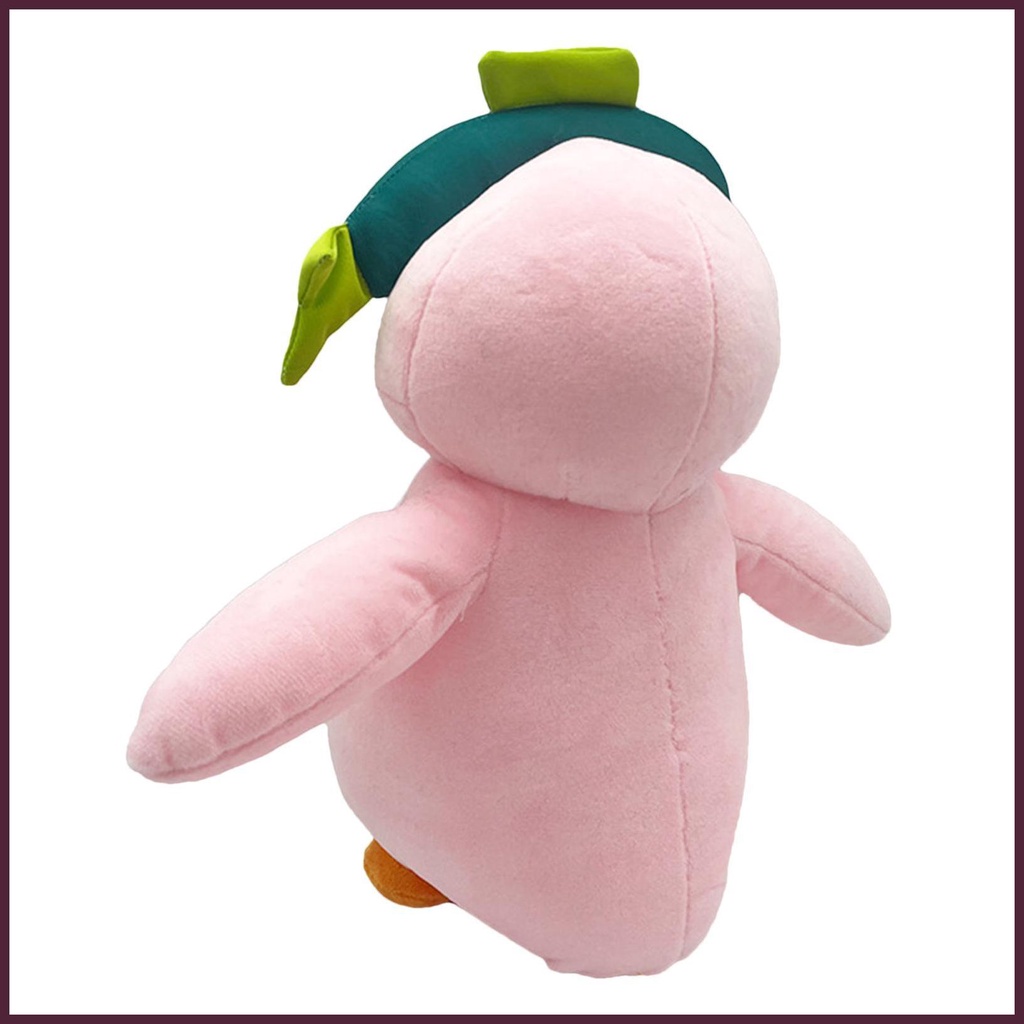 Thú Nhồi Bông Hình Chim Cánh Cụt Mũ Cá Dễ Thương Cho Bé