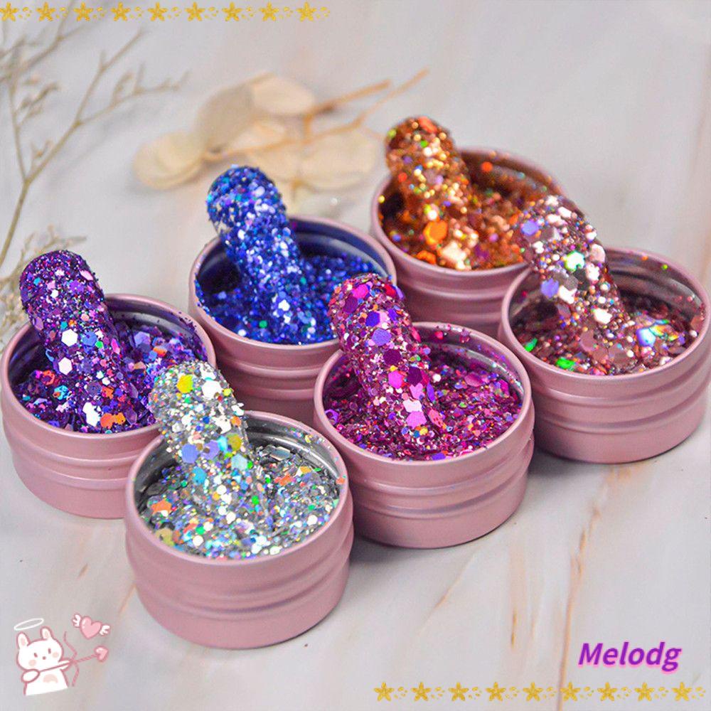 MELODG Kim Tuyến Lấp Lánh Nhiều Kích Cỡ Đính Móng Nghệ Thuật