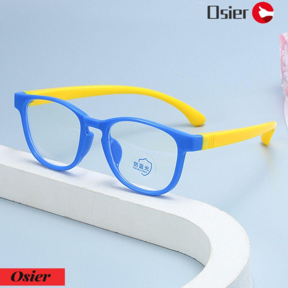 Osier1 Mắt Kính Gọng Silicon Siêu Nhẹ Chống Ánh Sáng Xanh Dương Thoải Mái Thời Trang Cho Bé Trai Và Bé Gái Trong Trực Tuyến / Trực Tuyế
