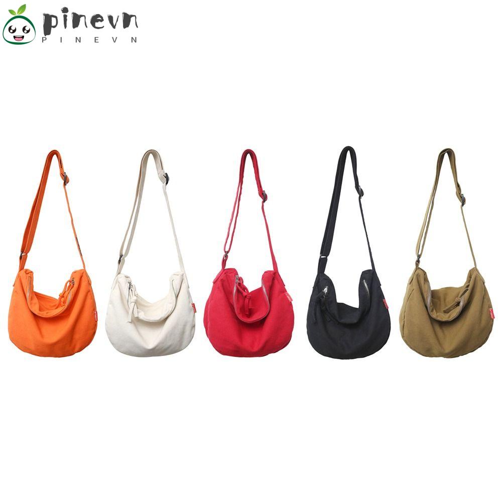 PINEVN Túi vải Kiểu Dáng Đơn Giản Thời Trang Cho Học Sinh