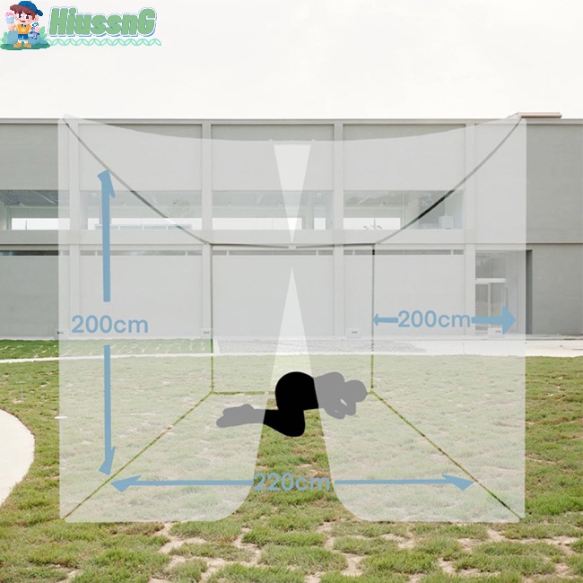 Mùng Lưới Chống Muỗi Một / Hai Cửa Thoáng Khí Trọng Lượng Nhẹ Dễ Lắp Ráp Mang Theo Khi Đi Cắm Trại Ngoà