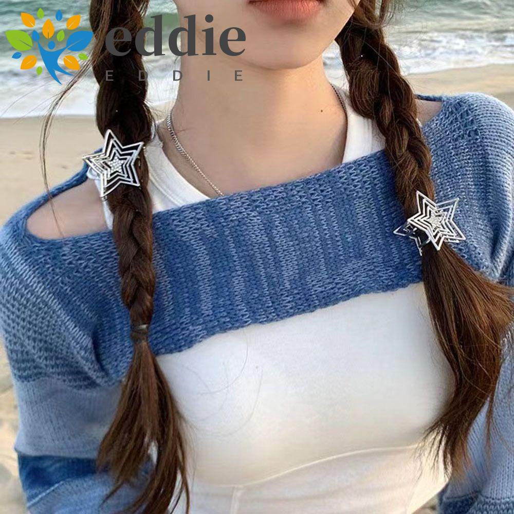 26EDIE Kẹp TóC HìNh Ngôi Sao / Cá MậP Mạ VàNg 2K ThờI Trang Cho Nữ