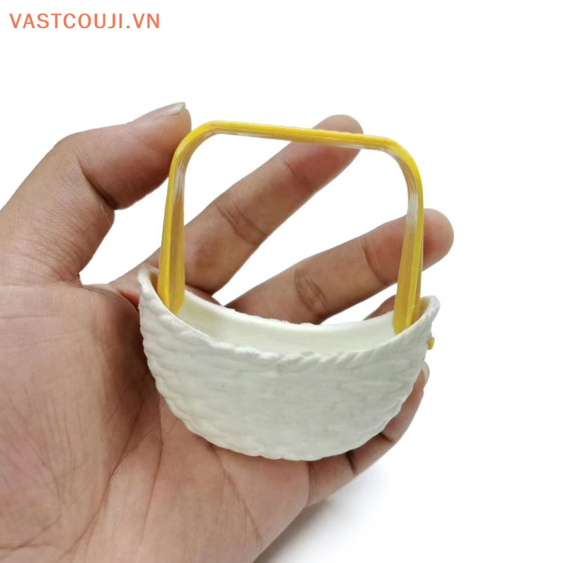 Bộ 2 Giỏ Đựng Rau Củ Quả Mini Tỉ Lệ 1: 6 Dùng Trang Trí Nhà Búp Bê