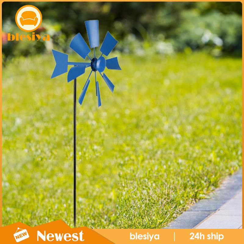 [Blesiya] Cối Xay Gió Điêu Khắc Bằng Sắt Trang Trí Sân Vườn