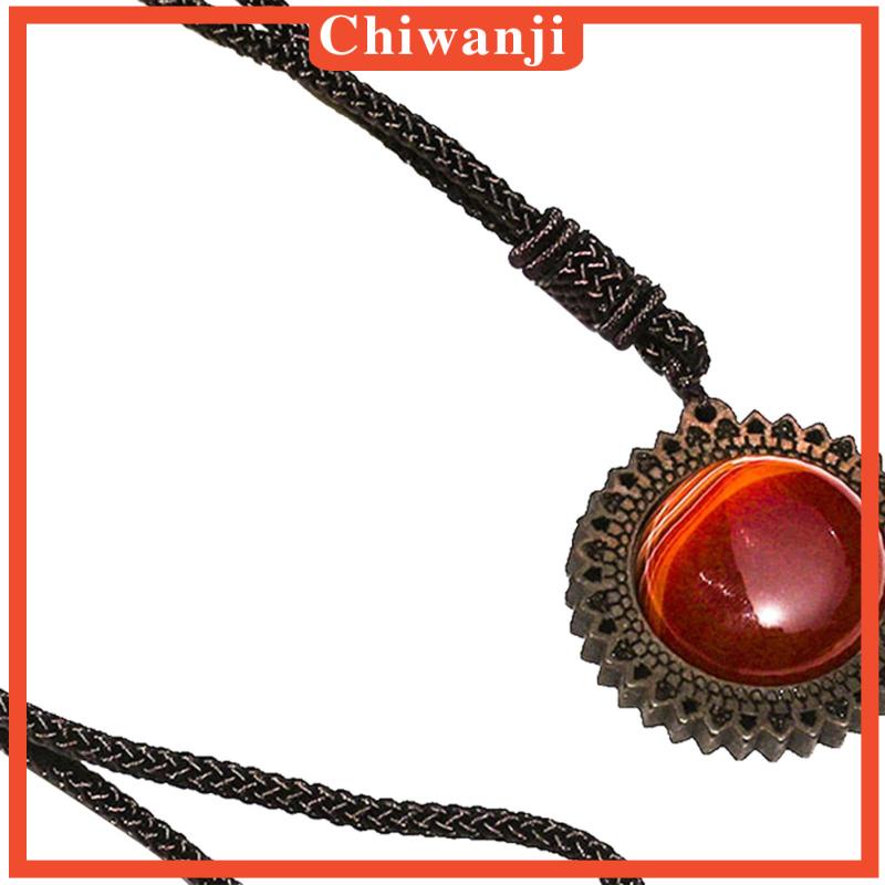 Vòng cổ Mặt Tròn Họa Tiết Hoa Xinh Xắn Làm Quà Tặng