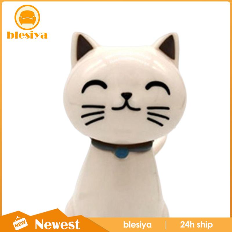 Bộ 2 Bức Tượng Mèo Nhảy Múa Sử Dụng Năng Lượng Mặt Trời Để Bàn Trang Trí