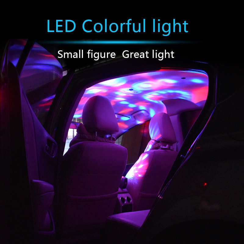 Đèn LED USB Mini Nhiều Màu Điều Khiển Âm Thanh DJ Trang Trí Xe Hơi