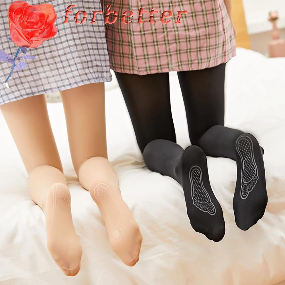 FORBETTER Quần Tất Mềm Co Giãn Không Đường May Chống Trượt Thoải Mái