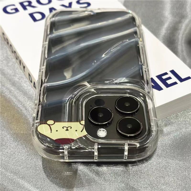 Ốp Điện Thoại Mềm Trong Suốt Họa Tiết Bánh Pudding Dễ Thương Cho Iphone 14Promax 1312 / 11 7 / 8plus xr