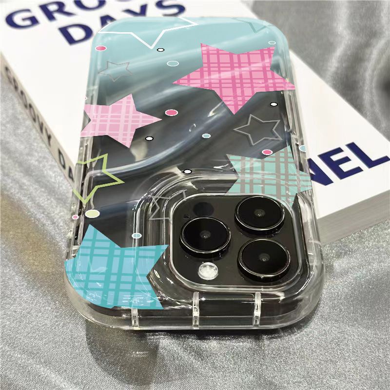 Ốp Điện Thoại Mềm Trong Suốt Họa Tiết Hoạt Hình Dễ Thương Cho iPhone14promax 1312 / 11 7 / 8plus xr / sins VCAW