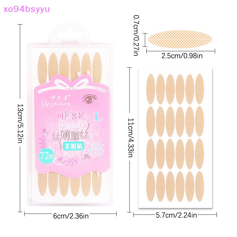 Bộ 72 Miếng Dán Kích Mí Trong Suốt Tự Dính Xo94Bsyu