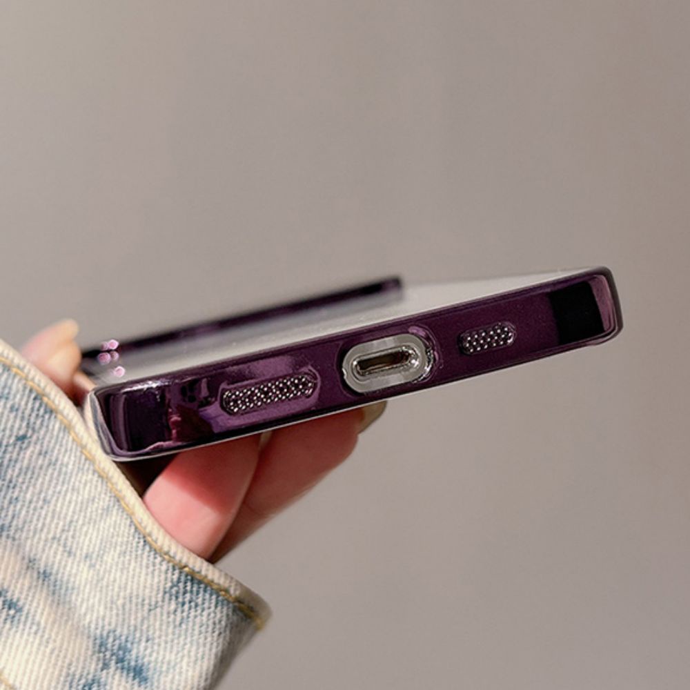 Ốp Điện Thoại TPU Dẻo Tráng Gương Sang Trọng Chống Sốc Cho IPhone 11 12 13 14 Pro Max