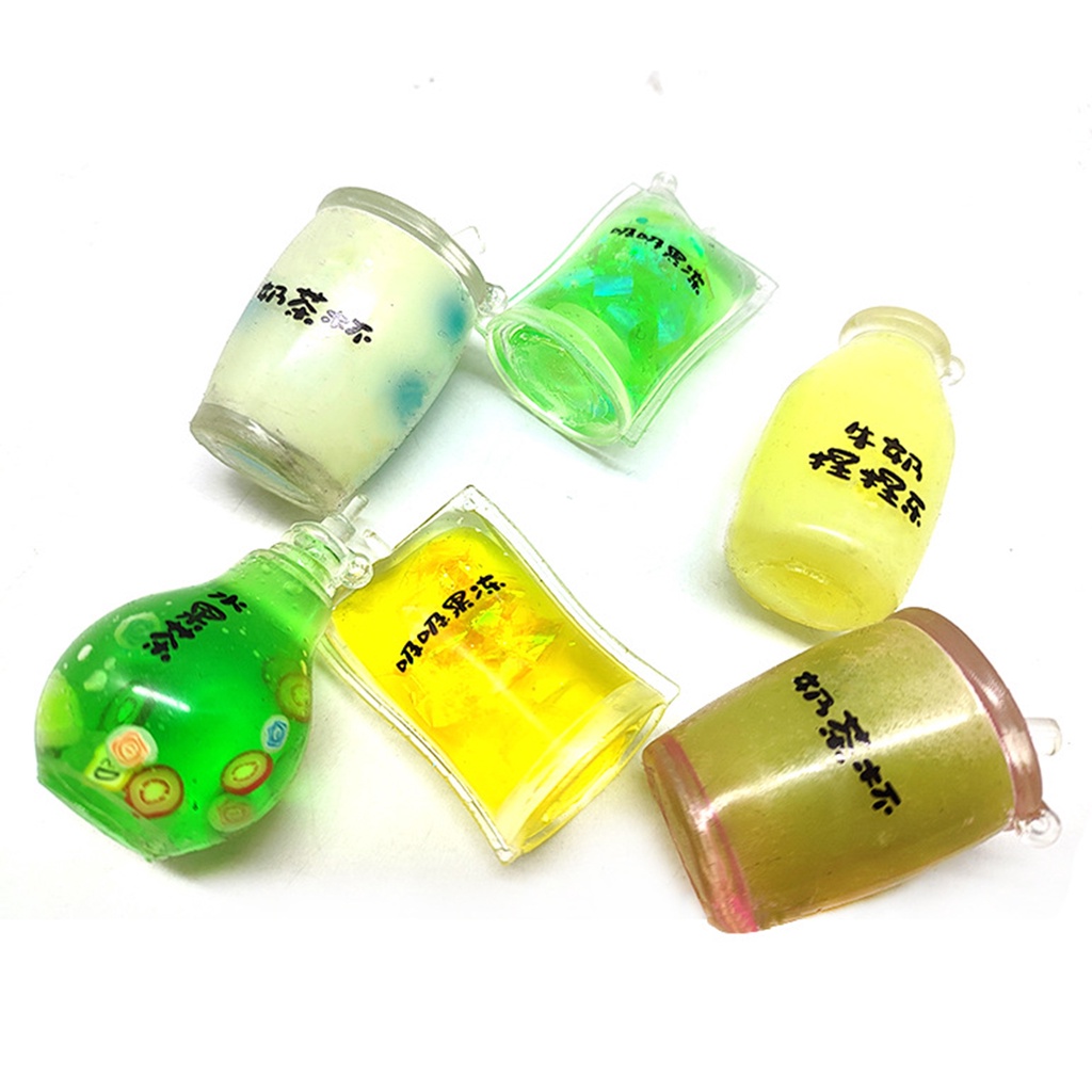 Đồ Chơi Xốp Squishy Giảm Stress Hình Ly Trà Sữa Dễ Thương Cho Bé