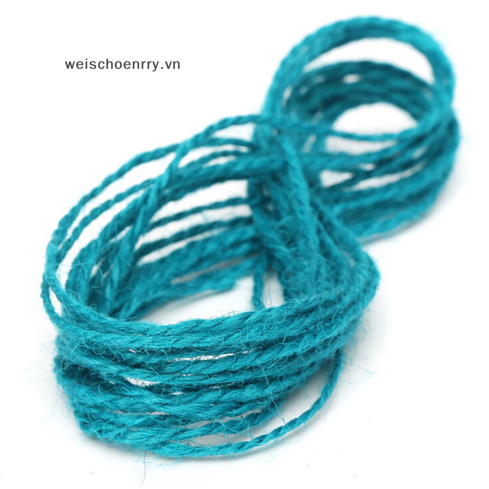 Cuộn Dây Ruy Băng Bằng Vải Bố 50M 2MM Trang Trí Đa Năng