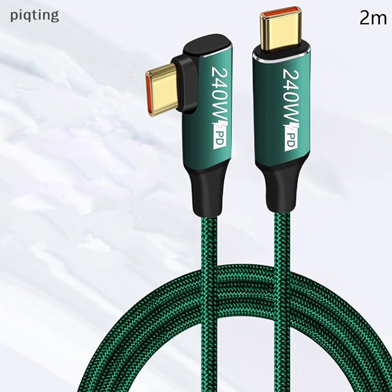 Cáp Sạc Nhanh 48V5A 480Mbps PD240W QC3.0 90 Độ USB Chuyên Dụng Cho Điện Thoại / Máy Tính