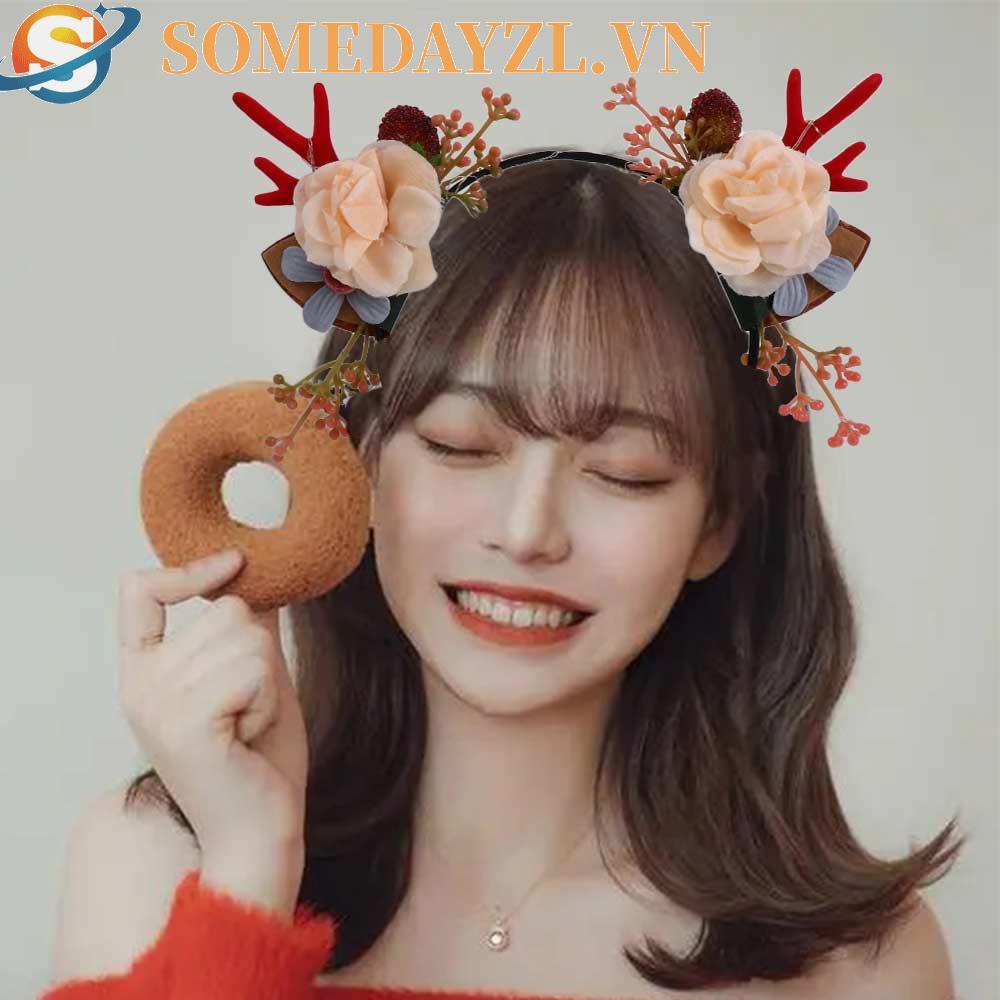 SOMEDAYZL Băng Đô Cài Tóc Phát Sáng Dễ Thương Phong Cách Hàn Quốc