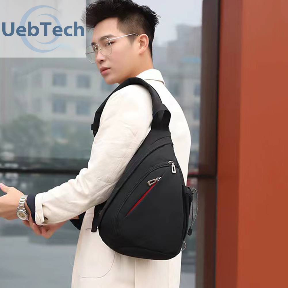 Túi Đeo Chéo Nhiều Ngăn Chống Trộm Cỡ Lớn Thời Trang Thể Thao Nam