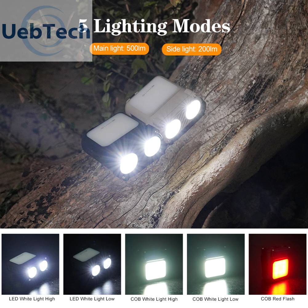 Đèn LED Đeo Trán COB 1200mAh 5 Chế Độ