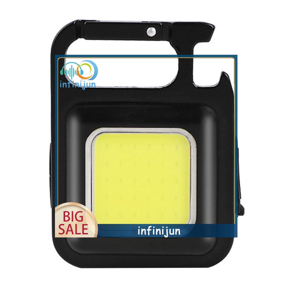 Móc Khóa Đèn Pin Mini 500LM COB Tiện Lợi